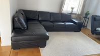 Soffa 4 sits divan svart