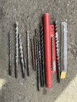 SDS-plus betongborr – Hilti, Bosch m.fl. – 14 st