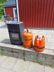 Gasoltuber och kamin