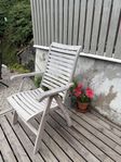 6 st trädgårdsstolar i teak från Brafab
