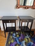 2 sängbord / avlastningsbord / sidobord  IKEA hemnes