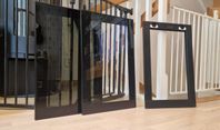Bestå, Glassvik, svart vitrindörr 60x38 (3 st)