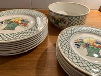 Villeroy & Boch serie "Basket", olika delar. OBS - nyskick!