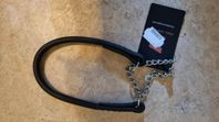 läder halsband hund stl 10mm*35-50cm