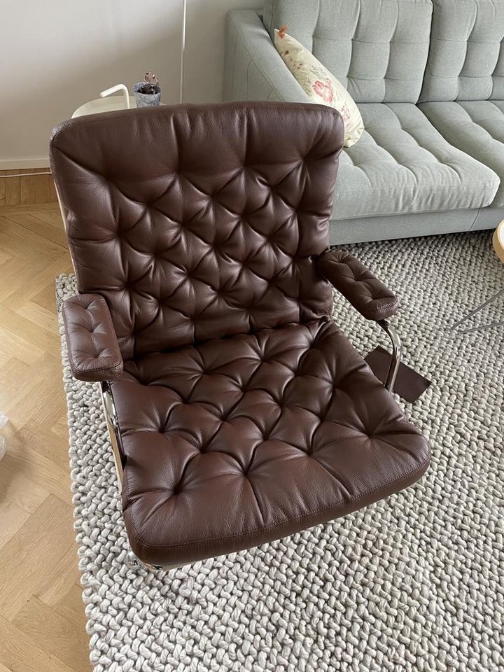 Brun Dux Karin 73 fåtölj