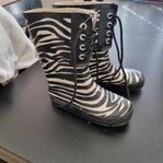 Gummistövlar, Zebra mönster stl 33 innermått 20,3