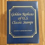 22k Golden Replicas of US Classic Stamps 1847-1932