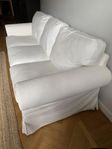 Soffa 3-sits med fåtölj & fotpall vit Ektorp från Ikea