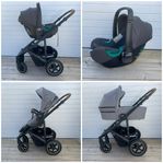 Komplett barnvagnspaket – Britax Smile 4 + babyskydd!