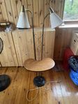 Golvlampa med bord Retro