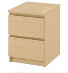 Ikea malm byrå 2 lådor