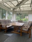 Utegrupp - bord, soffa, stolar