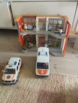 Playmobil Sjukhus och 2 ambulanser 