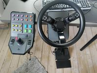 Logitech G Saitek ratt / pedaler