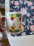 Disney Nalle puh mugg vintage från 90 talet