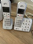 Trådlös telefon för äldre
