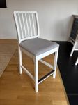Vita barstolar Ekedalen IKEA 