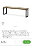 Woodenforge bänk från Mio 