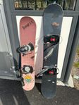 2 Snowboards med bindningar 