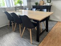 köksbord + 6 stolar