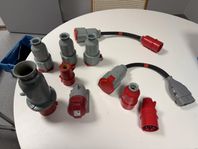 16Amp kontakter. flera olika.