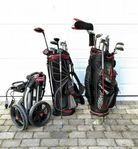 2 st golfset + vagn säljes till högstbjudande