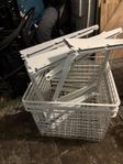 Elfa trådback med utdragsramar