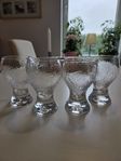 4 stycken glas från kosta boda