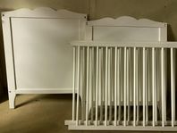 Spjälsäng IKEA Hensvik inkl tillbehör