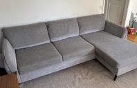 Mio soffa divansoffa 3 sits. ingår Transport))