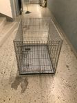 hundbur, gallerbur, leksaker, flexikoppel, skålar
