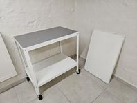 Rullvagn, gråvit 88x85x55 cm
