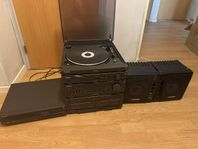 Philips stereo - Skivspelare, CD, Kassett, Högtalare