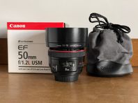 Canon 50mm EF 1.2 L USM