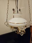 kökslampa mässing och glas retro