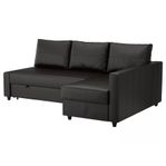Svart bäddsoffa från Ikea