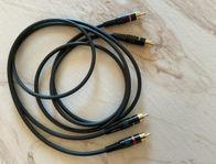 Linn Black Interconnect kablar RCA Längd: 2 x 1,2 meter