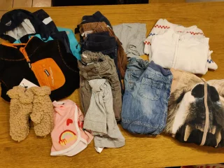 Klädpaket pojke 98/104, 15 plagg 
