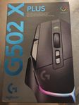 Logitech G502 X PLUS Trådlös Gamingmus – Toppskick!