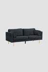 2 st Venture Home Soffa Boel, 3-sits sammet 
