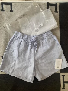 Twist & Tango Melody Linen Shorts Illusion Blue strl 36