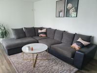 Soffa med divan