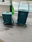Makita Makpac samt Makita rullvagnar