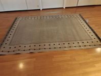 Matta grå med mönster 198x288