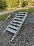 Trappa med handledare i aluminuim