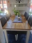 MIO Matsalsmöbel med 6 höga stolar