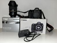 Canon EOS 6D+Tamron 24-70mm f/2.8 Fullformatskit i toppklass