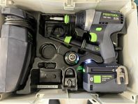 Festool TDC 18/4 med batteri, laddare & systainer i nyskick!