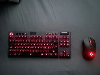 Logitech G915 TKL och G703