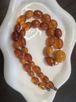 Vintage halsband baltisk bärnsten antik